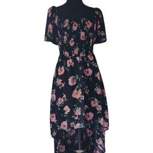 Lilly Rose High Low Floral Dress( 3 For $30 Item)